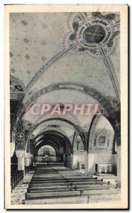 Old Postcard The Basilica of Lisieux From The Crypt Vue Generale