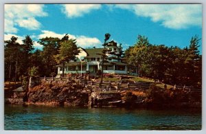 Manitonna Island, Thousand Islands Ontario Canada, Vintage Chrome Postcard, NOS