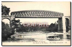 Old Postcard The Banks of the Rance Lessard Bridge