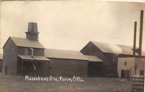 Rosengum'S Gin Real Photo - Porum, Oklahoma OK