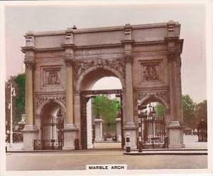 Hill Vintage Cigarette Card Views Of Interest 1938 1st Edition No 31 Marble Arch