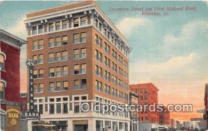 Sycamore Street, First National Bank Waterloo, Iowa, USA Postal Used Unknown 