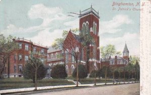 New York Binghamton Saint Patricks Church 1908