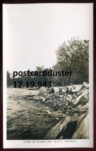 h2821 - MADOC Ontario 1920s Moira Lake. Real Photo Postcard