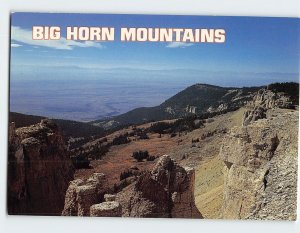 Postcard Big Horn Mountains, Big Horn National Forest, Wyoming