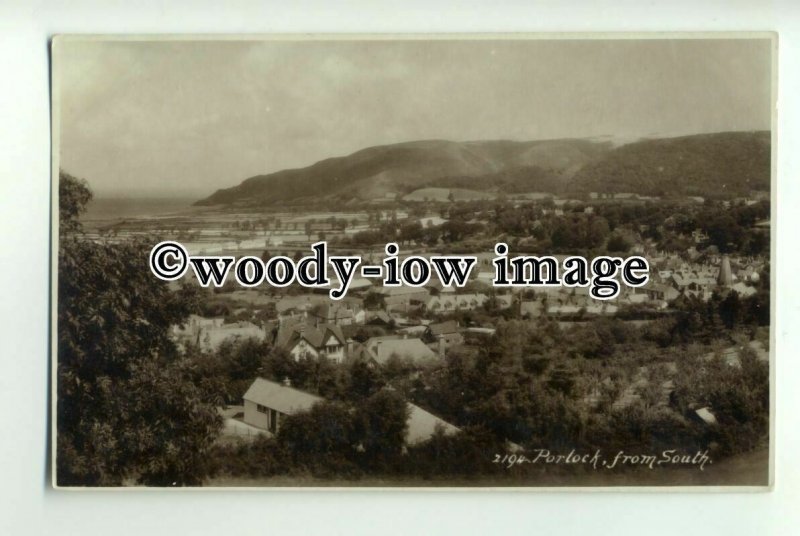 tp0933 - Somerset - View of the Flatlands of Portlock, from the South - Postcard