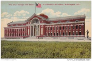 Washington D C The War College and Statue Of Frederick The Great  1912