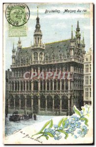 Belgie Belgium Brussels Old Postcard King's House