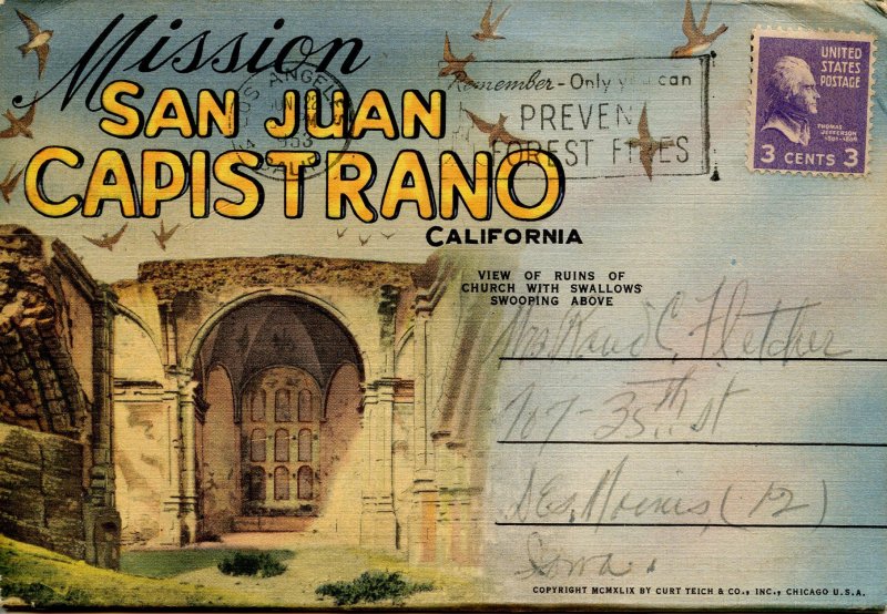 Folder - California. Mission San Juan Capistrano      (18 Views)