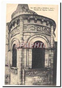 Saddles on Dear Old Postcard apse of the & # 39eglise Details