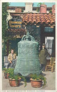 United States Riverside California Glenwood Mission Tavern Inn postcard 