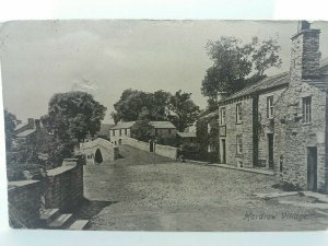 Hardrow Village Yorkshire Vintage Antique Postcard 1907