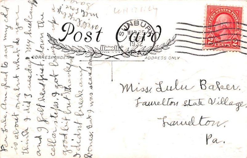 Closeout  postal marking on front