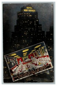 Vintage 1945 Postcard Hotel New Yorker 34th St. & 8th Av. New York City NY