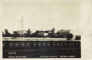 brazil, RECIFE, Palácio do Governo e da Justiça, Teatro St. Izabel (1910s) RPPC