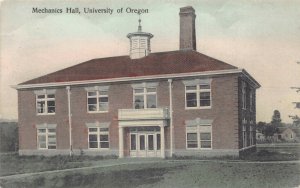 Hand Colored Postcard Mechanics Hall at the University of Oregon, Eugene~125455