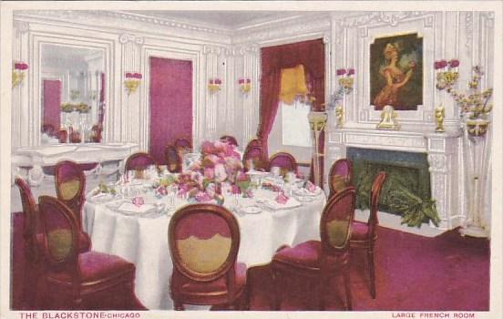 Large French Room The Blackstone Hotel Chicago Illinois