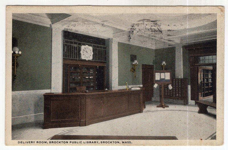 Brockton, Mass, Delivery Room, Brockton Public Library