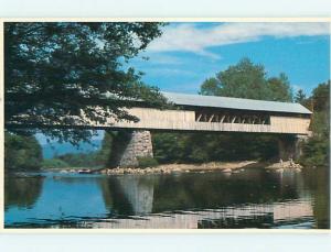 Unused Pre-1980 COVERED BRIDGE Campton New Hampshire NH t8307