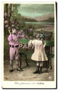 Old Postcard Diabolo Child A feat of & # 39eleve