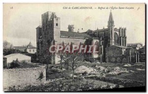 Postcard From Old Belfry Carcassonne I & # 39Eglise Saint Nazaire