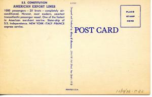 American Export Lines - SS Constitution