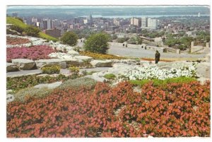 View From Sam Lawrence Park, Hamilton, Ontario, Vintage 1970 Chrome Postcard