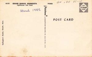 Light House and Docks - Grand Marais MN, Minnesota