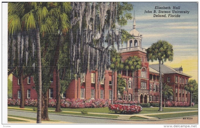 Elizabeth Hall, John B. Stetson University, Deland, Florida, 1950 PU