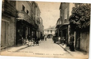 CPA VILLEREAL-Rue St-MICHEL (264150) 