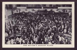 Floor Stock Exchange New York NY Postcard 3651