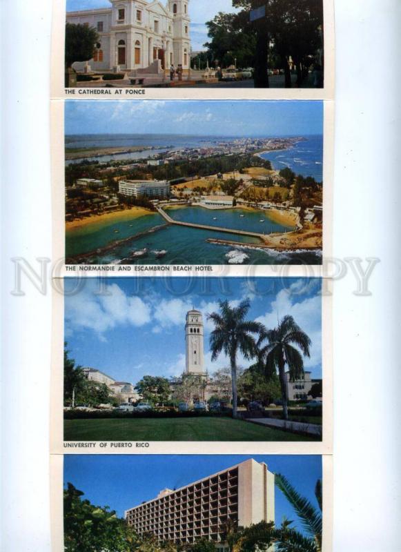 168092 PUERTO RICO Enchanted Island Views AIRPORT old Booklet