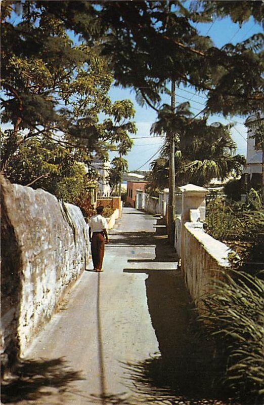 Quaint Old Lane  St George's Bermuda Island Unused 