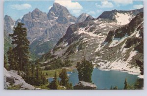 Lake Solitude, Grand Teton National Park, Wyoming, Vintage 1968 Chrome Postcard