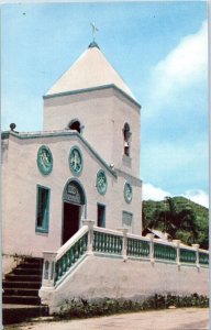 The San Dionisio Church Ruins Umatac  Guam Postcard