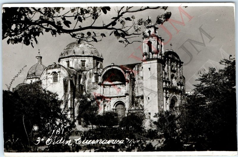 c1910s Cuernavaca, Mexico RPPC Iglesia Tercera Orden San Francisco Photo PC A163