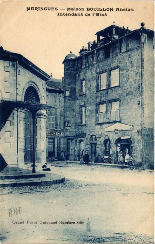 CPA MARINGUES Maison BOUILLON ancien. Intendant de l'Etat (408687)