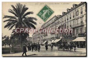 Postcard Old Nice Avenue Massena