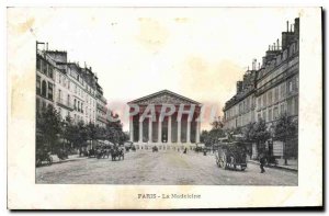 Postcard Old Paris Madeleine