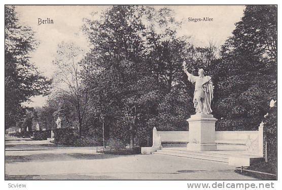 Sieges-Allee, Berlin, Germany, 1900-1910s