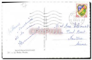 Postcard Old Saint Palais sur Mer La Roche Percee