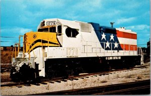 Trains Illinois Central Gulf Railroad Locomotive Number 1776