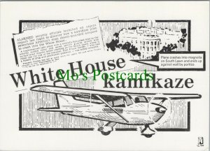 Headline Postcard - America - White House Kamikaze Pilot   RR8945