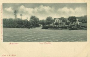 suriname, GROOT CHATILLON, View from the Water (1899)