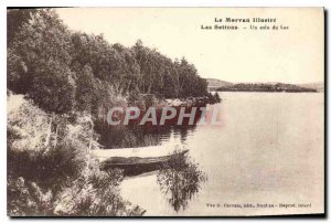 Old Postcard Morvan Settons Illustrates a corner Lake