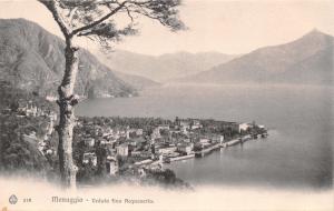 MENAGGIO ITALY VEDUTA FINO AQUASERIA~PANORAMA VIEW  POSTCARD