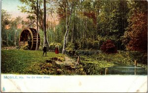 Postcard AL Mobile Raphael Tuck - The Old Water Wheel No. 2355 C.1905 L11