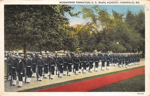 Midshipmen Formation U. S. Naval Academy - Annapolis, Maryland MD