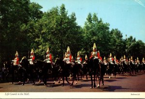 England London Life Guards In The Mall 1970