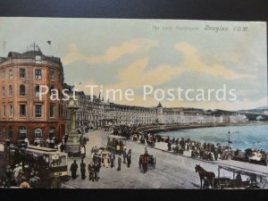 c1905 - The Loch Promenade - showing HORSE TRAM - DOUGLAS I.O.M.